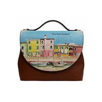 Thumbnail for DOGO Vegane Damen Schultertaschen Umhängetaschen Handy Bag - Burano Island im Sale