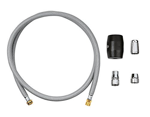 GROHE Brauseschlauch (1425 mm, inklusive Gewicht und Führungsmuttern G 1/2), chrom, 48293000 im Sale