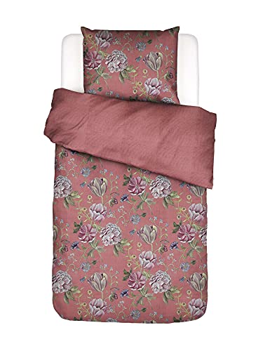 ESSENZA Mako-Satin Bettwäsche Elizabeth rabarber 1 Bettbezug 200 x 200 cm + 2 Kissenbezüge 80 x 80 cm im Sale