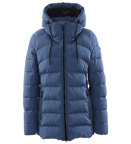 Fuchs Schmitt Damen Steppjacke mit Kapuze Jeansblau - 44 im Sale