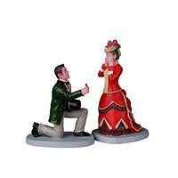 Thumbnail for Lemax 22141 Caddington Village Figurine The Proposal im Sale