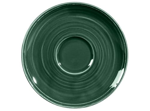 Combination saucer large 16.5 cm TERRA MOSS GREEN 3 Seltmann**6 (6 pieces)