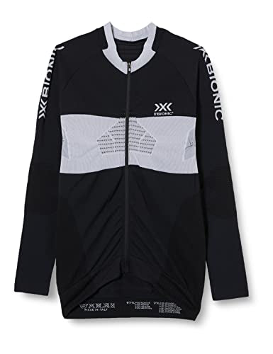 X-Bionic Herren Invent 4.0 Cycling Zip Long Sleeves Men Langarmshirt, B036 Black/Charcoal,  EU im Sale