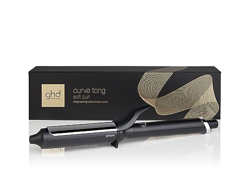 ghd curve soft curl tong, professional curling iron with clamp, 32 mm on sale