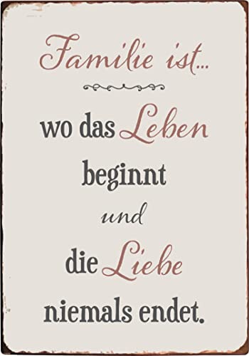 IB Laursen Metallschild 'Familie ist.' im Sale