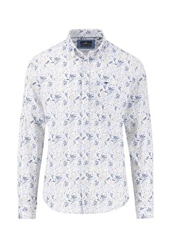 FYNCH-HATTON Hemd aus Baumwolle mit floralem Alloverprint Summer Breeze/ im Sale
