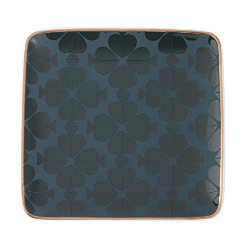 KATE SPADE Spade Street Square Dish, 0.65 LB, Green