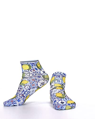 Wigglesteps | Women's Sneaker Socks | Italian Ceramic Collection | EU 36-40 (Light Blue) im Sale