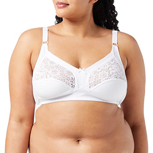 Naturana Damen 86278 BH, Undurchsichtige, weiß, 90C im Sale