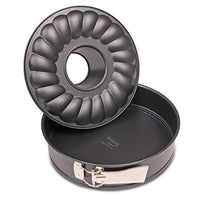 Thumbnail for Dr. Oetker Springform mit Flach- und Rohrboden Ø 28 cm, Kuchenform aus Stahl mit Antihaftbeschichtung, Backform aus veredeltem Schwarzblech, Menge: 1 Stück im Sale