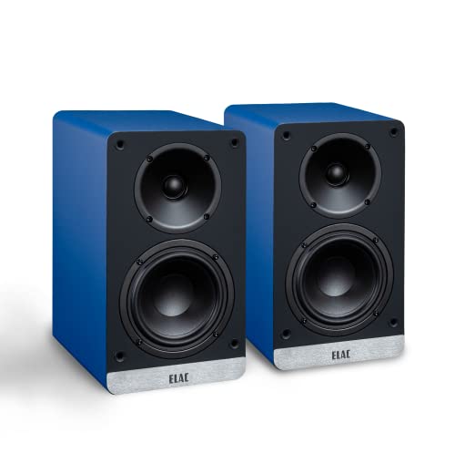 ELAC Kompakt Lautsprecher Debut ConneX DCB41, Boxen für Audiowiedergabe via HDMI, USB, Phono & Bluetooth, exzellenter Klang & hochwertiges Design, 1 Aktivlautsprecher-Set, Blau im Sale