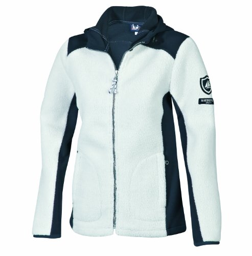 Marinepool Damen Jacke Yupic Fleece Jacket Women, White/Navy, XS, 5000454-001/500-160 im Sale
