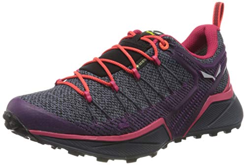 SALEWA Women's Ws Dropline GTX Trail Running Shoes, Ombre Blue Virtual Pink, EU on Sale