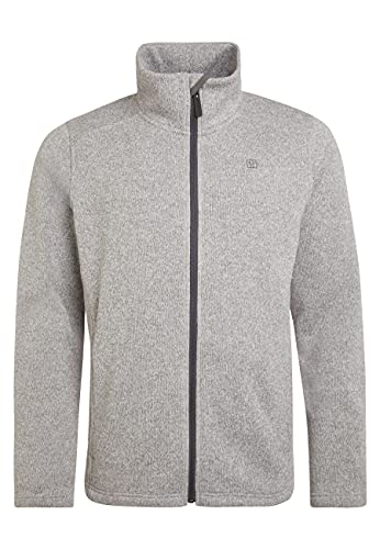 ELKLINE Men's Knitted Fleece Jacket Voucher 1014083, color: grey melange, on sale