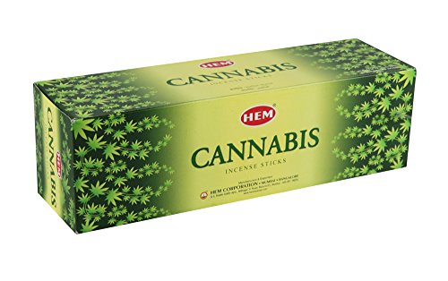 HEM Räucherstäbchen, Cannabis, 8 Stäbchen, 25 Stück im Sale
