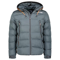 Thumbnail for Geographical Norway Ardeno men's hooded parka, dark grey, small on sale