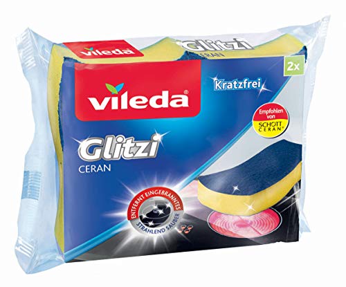 Vileda Glitzi Ceran Reinigungsschwamm, (1 x 2 Stück) im Sale