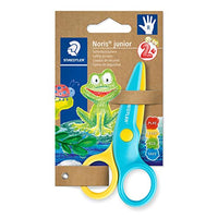 Thumbnail for STAEDTLER Sicherheitsschere Noris junior, für Kleinkinder, abgerundete Ecken, 10cm lang, Rechtshänder-Modell, Haare und Stoff können nicht geschnitten werden, 965 BK im Sale
