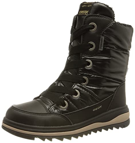 Geox Girls' J Adelhide Girl B Ab Boots, Black, 35 EU on Sale