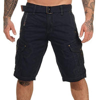 Thumbnail for Geographical Norway Men's Cargo Shorts (X Large, White) on sale