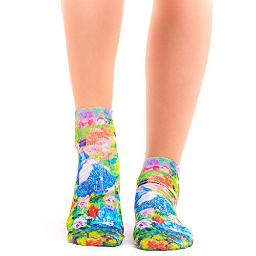 Wigglesteps | Women's Sneaker Socks | Claude Monet Madame Collection | on sale
