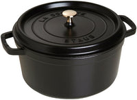 Thumbnail for Staub Bratentopf rund, 30,0 cm, 8,35 l, schwarz, induktionsgeeignet 40509-863-0 (H.Nr. 1103025) im Sale