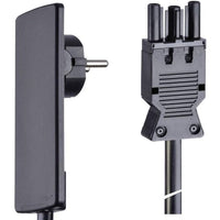 Thumbnail for Schulte 151000152100 EVOline Plug-Anschlussleitung mit GST18 Kupplung, 1.5m, Kunststoff schwarz im Sale