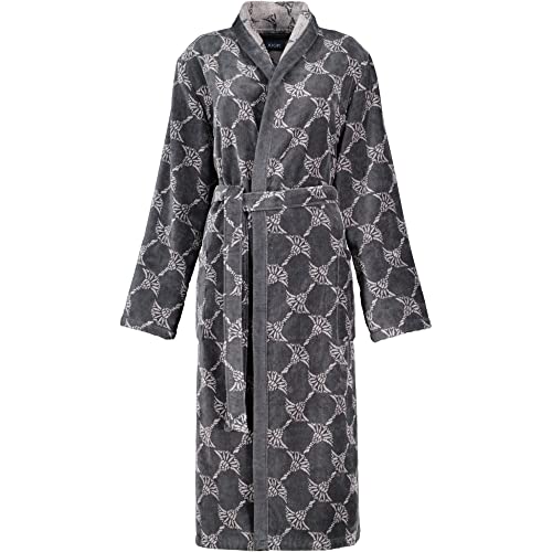 Joop! Bademäntel Damen Schalkragen Cornflower 1645 anthrazit - 77 im Sale