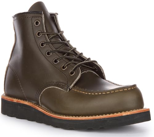 Red Wing Men's 6 Inch Classic Moc Toe Leather Alpine Boots 43 EU on Sale