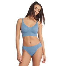 Thumbnail for sloggi Damen Zero Feel Bliss Bralette, Azura Blue, im Sale