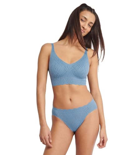 sloggi Damen Zero Feel Bliss Bralette, Azura Blue, im Sale