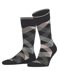 Thumbnail for Burlington Herren Socken Newcastle So Wolle gemustert 1 Paar, Grau Dark Grey 3073, 40-46 im Sale