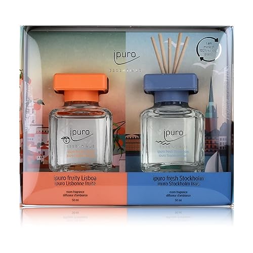 Ipuro fruity Lisboa &amp; fresh Stockholm 2x50ml - fragrance oil room fragrance (pack of 1)