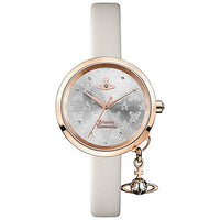Thumbnail for Vivienne Westwood Limited Exclusive Bow Women's Watch Rose Gold Steel Case with Cream Leather Strap VV139WGYCM 32 mm on Sale