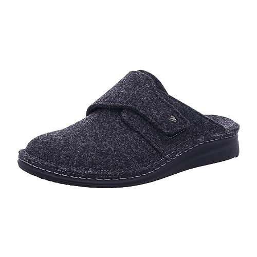 Finn Comfort Zams, Wollfilz, Anthrazit, Klettverschluss 6503-416168, im Sale