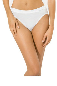 Thumbnail for 5 Stück Jazzpants Sport Edition Damen Unterwäsche Slip Unterhose 100% Bio Baumwolle Farbe: weiß im Sale