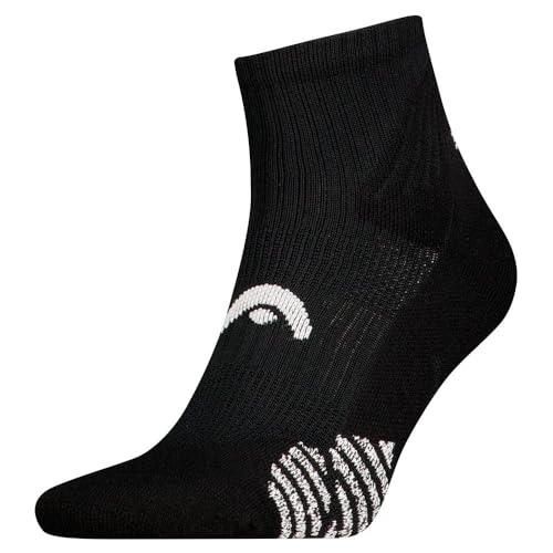 HEAD Unisex Padel Quarter Sock, Black, 39-42 EU on sale