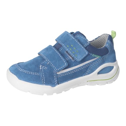 RICOSTA Jungen Low-Top Sneaker Move, Kinder Halbschuhe, Weite: Mittel, lose Einlage, RicostaTEX, Freizeitschuhe, Laufschuhe, Petrol/Jeans (140), 34 EU im Sale