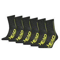Thumbnail for HEAD Herren Performance Short Crew 6p Ecom, Dark grey / Lime, 39 im Sale