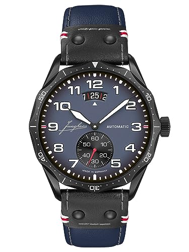 JUNGHANS Meister Pilot Herrenuhr Automatik Navy Blau 27/4397.00 im Sale
