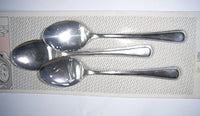 Thumbnail for wenco Löffel Tafellöffel Nr. 510370 3er Set für Picknick und Camping mit Perlranddecor im Sale