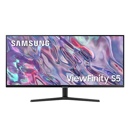 Samsung ViewFinity S65UC Curved Monitor 34-inch, with speakers, VA panel, 3,440 x 1,440 pixels, 100 Hz refresh rate, 5 ms response time, 90 W charging via USB-C, Pivot on sale