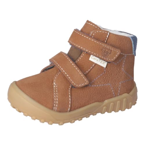 RICOSTA Jungen Winterstiefel Donny, Kinder Lauflernschuhe, Weite: Weit, CareTEX, terracare, Lammwolle, gefüttert, eukalyptus/braun (530), 25 EU im Sale