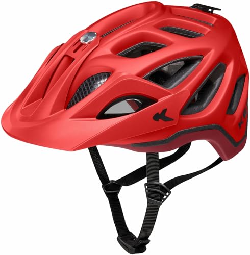 KED Unisex – Erwachsene Trailon Fahrradhelm, Rot, (52-58cm) im Sale