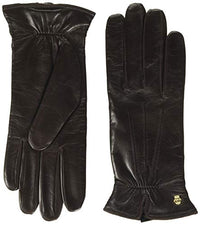 Thumbnail for Roeckl Damen Klassiker-Gerafft Handschuhe, Schwarz (Black 000), 6 im Sale