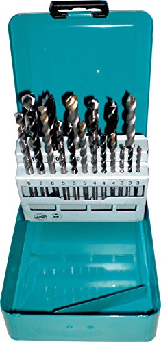 Makita D-46202 Bohrer-Set 18-teilig in Bohrerkassette, für Stein, Metall und Holz, Ø je 3-10 mm, Rundschaft im Sale