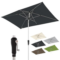 Thumbnail for Doppler Parasol SL-AZ Auto Tilt 220x140 cm Natural I Garden Parasol Foldable I Crank Parasol with UV Protection 80+ I Crank Parasol Made of Aluminum I Rain-Repellent Polyester Canopy on Sale