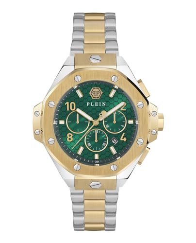 Philipp Plein Herrenuhr Chronograph Royal Bicolor/Grün PWPRA0324 im Sale