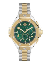 Thumbnail for Philipp Plein Herrenuhr Chronograph Royal Bicolor/Grün PWPRA0324 im Sale