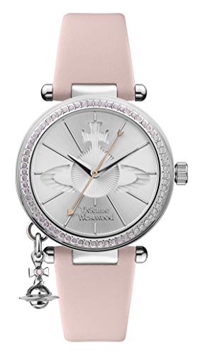 Vivienne Westwood Damen Analog Quarz Uhr mit Leder Armband VV006SLPK im Sale